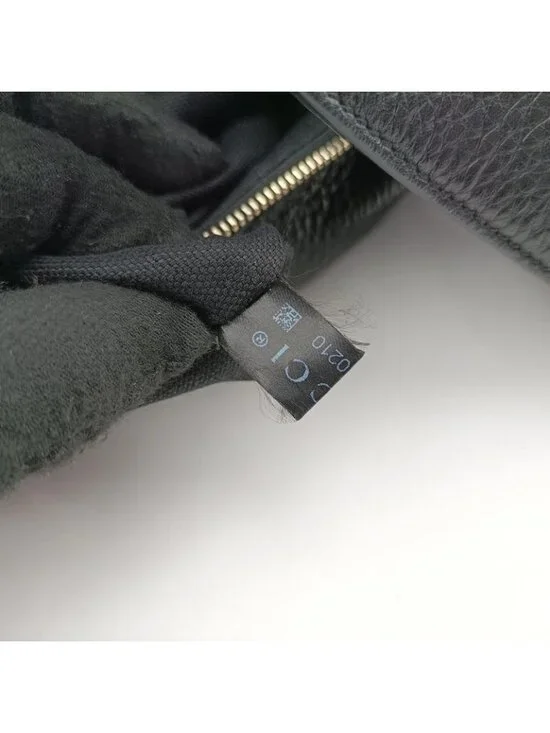 ★SOLD★ Gucci Emily Hobo Black Leather - Picture 13 of 16